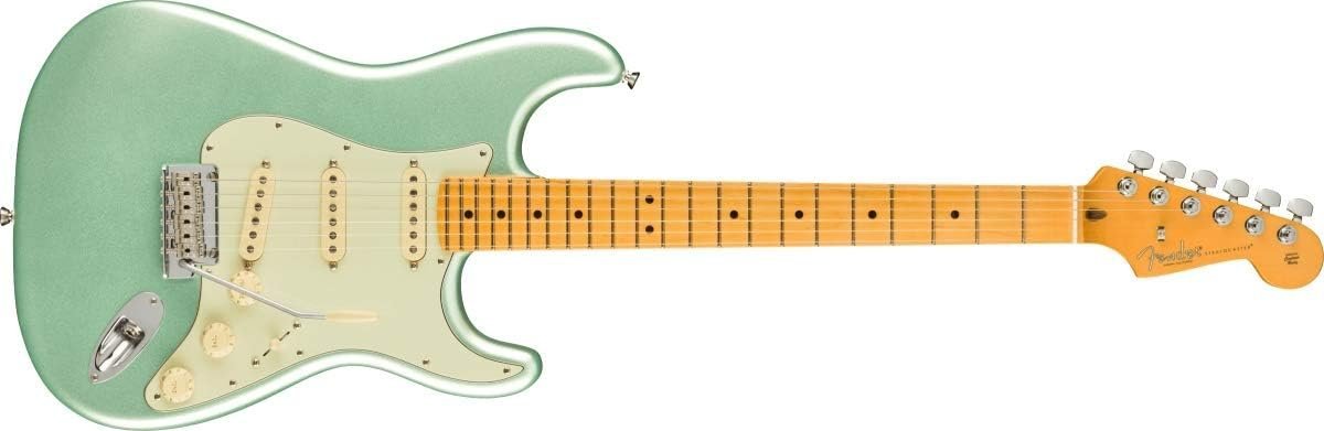Fender 6 String Solid-Body Electric Guitar, Right, Surf Green (0113902718)