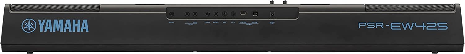 Yamaha (PSREW425) 76-Key Touch-Sensitive Advanced Portable Keyboard with Power Adapter