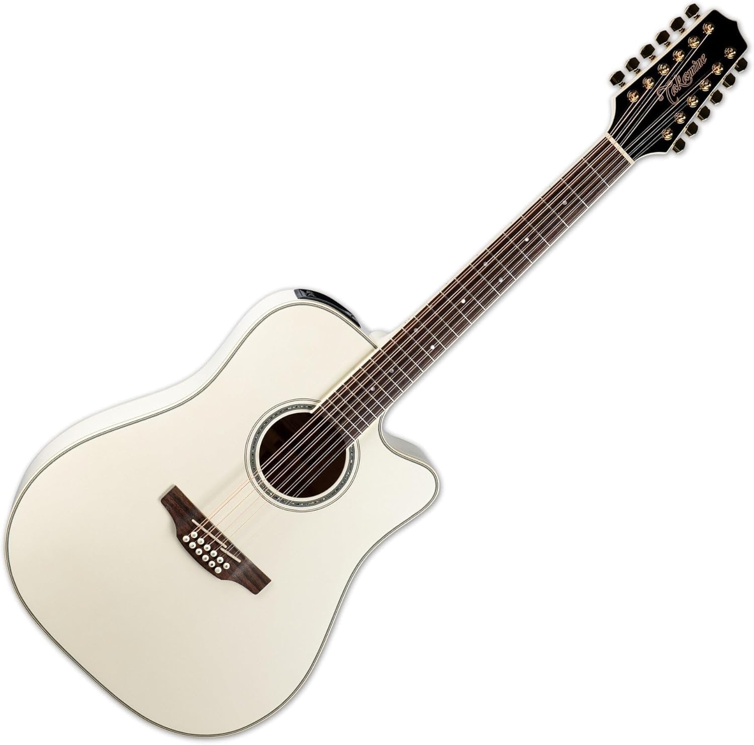 Takamine GD-37CE PW 12-string Acoustic-electric Guitar - Pearl White