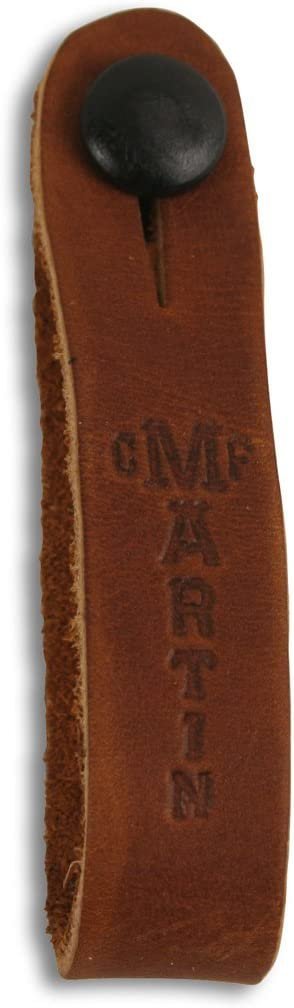 C.F. Martin & Co 18A0032 Guitar Leather Head Stock Strap Tie, Brown