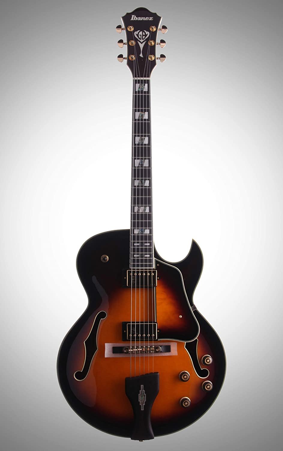 Ibanez LGB30 George Benson Signature Hollowbody Electric Guitar Vintage Yellow Sunburst