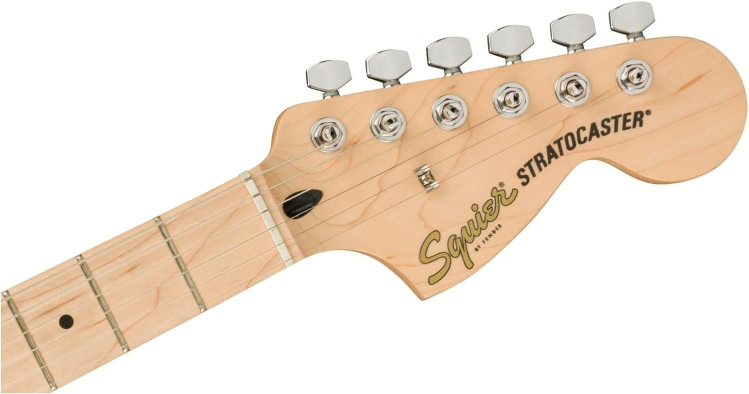 Squier Affinity Series Stratocaster Electric Guitar - Olympic White with Maple Fingerboard