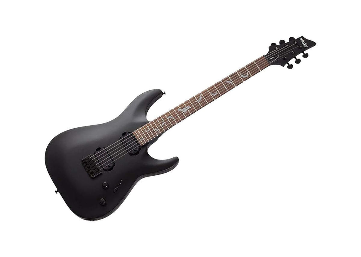 Schecter Damien-6 Electric Guitar - Satin Black