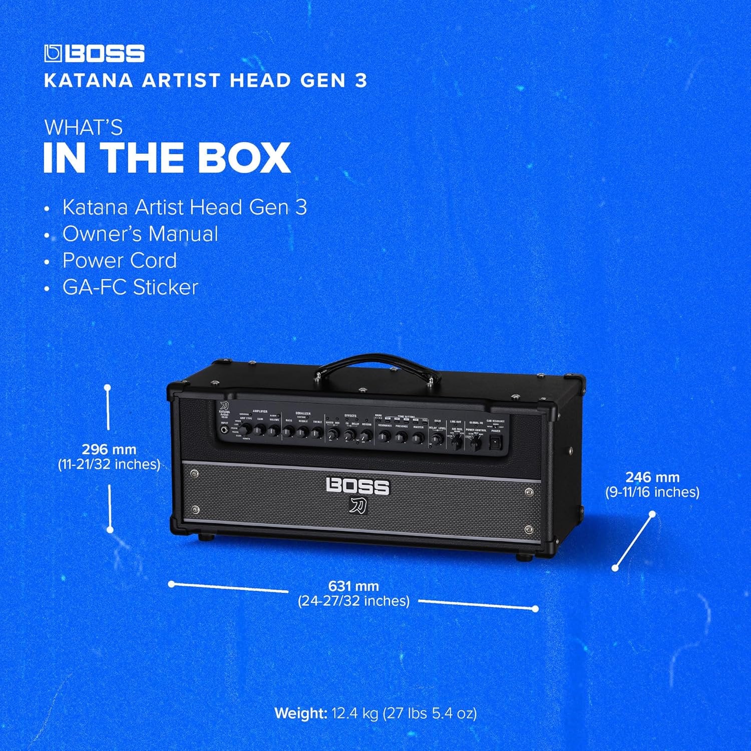 BOSS Katana Artist Head Gen 3 Guitar Amplifier