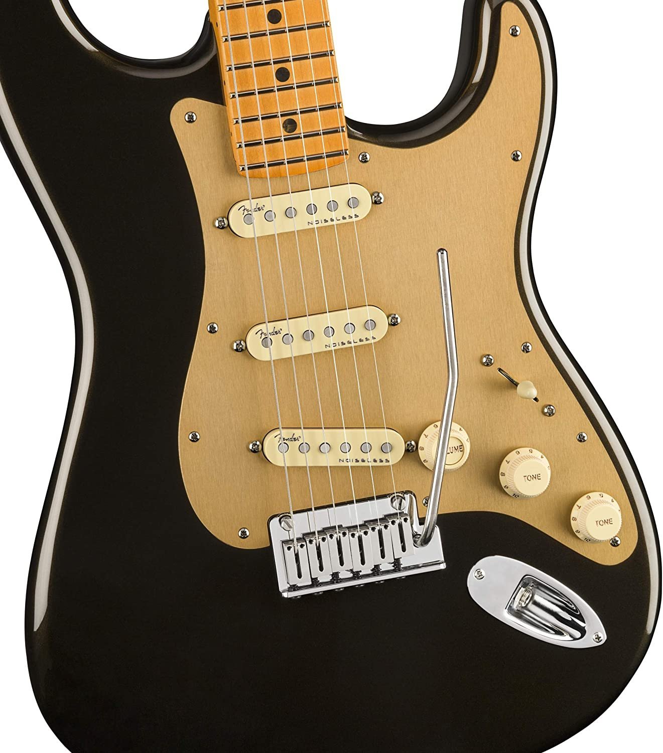 Fender American Ultra Stratocaster®, Maple Fingerboard, Texas Tea W Elite Molded Case