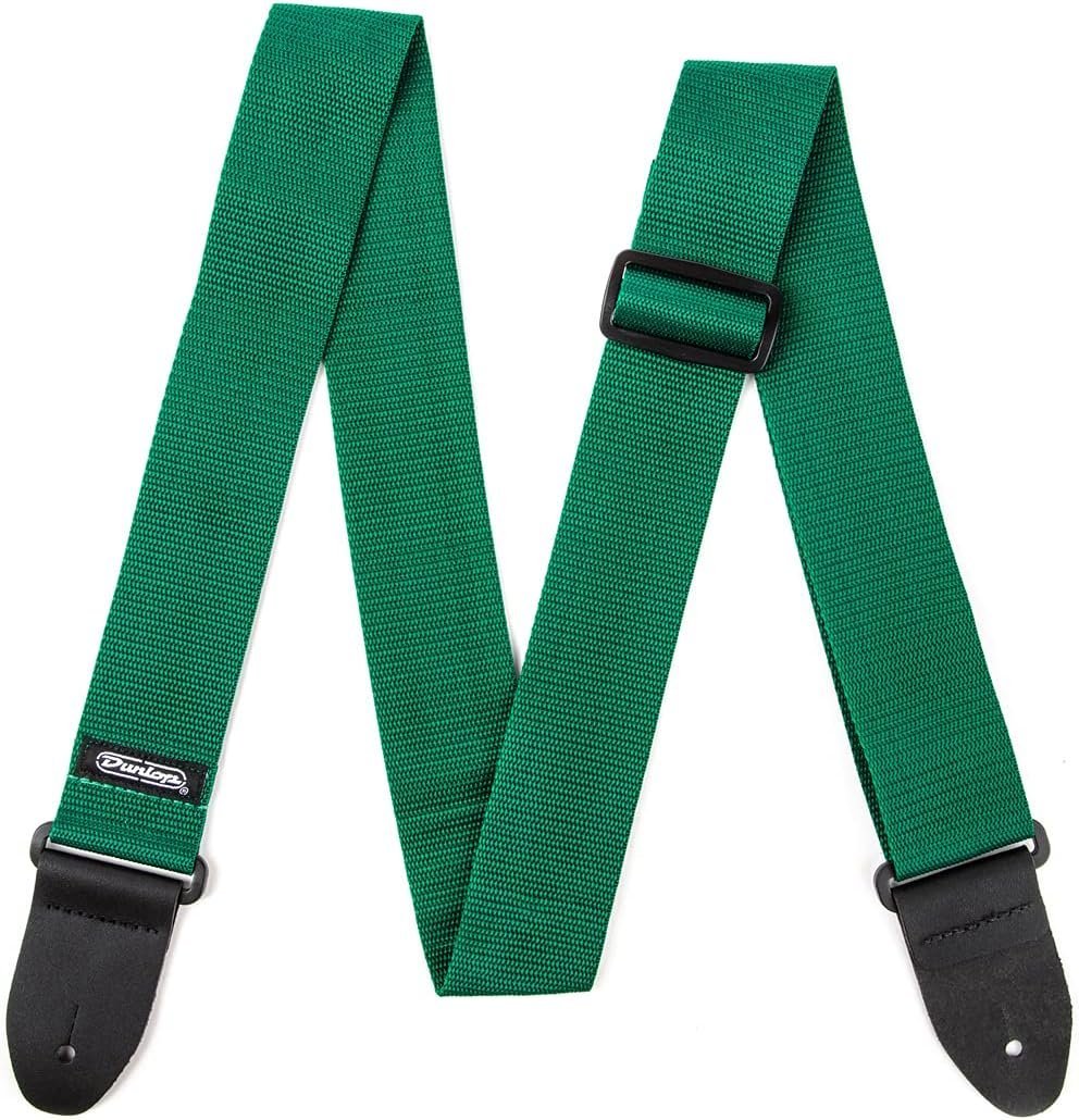 Dunlop D0701RG Dunlop Poly Strap-Green.