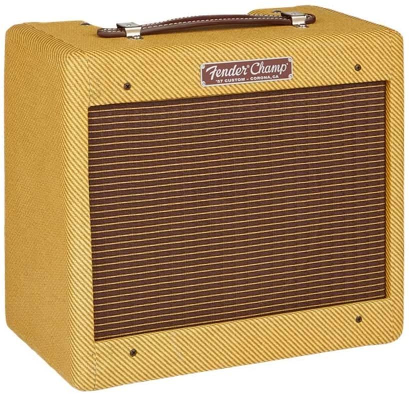 Fender '57 Custom Champ 5W 1x8 Tube Guitar Amp Lacquered Tweed