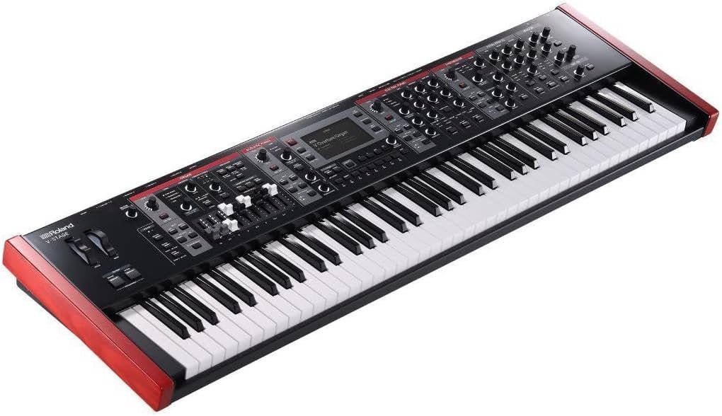 Roland V-STAGE 76 | Premium 76-Key Semi-Weighted Digital Keyboard | Ideal for Synth-Focused Players | Four Independent Sound Engines | Advanced Modeling Technology & Sound Customization