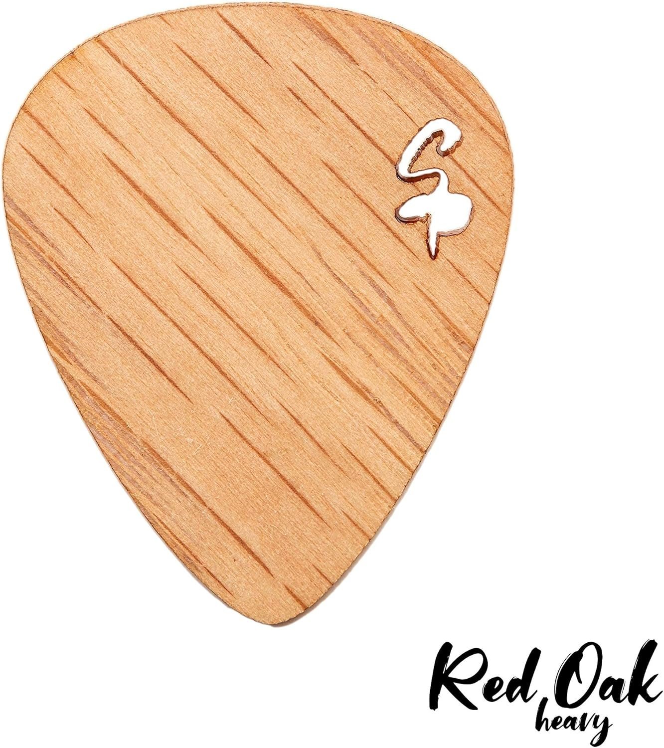 Stickpick | Set of 7 flexible guitar picks made of real wood | For electric, acoustic and bass guitars in various strengths | In aluminum can | Sustainably manufactured | Made in Germany
