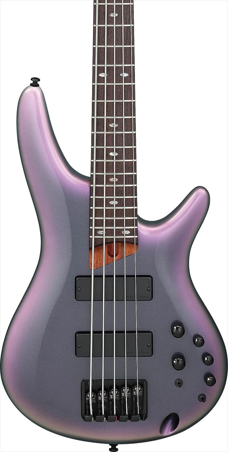 Ibanez SR505E Bass Guitar - Black Aurora Burst