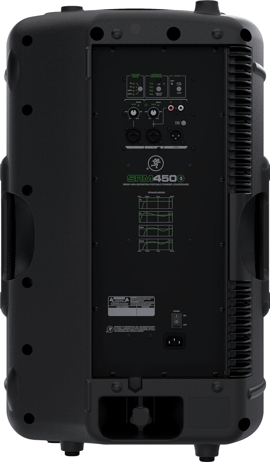 Mackie SRM Series, 12-Inch, 1000W High-Definition Portable Powered Loudspeaker (SRM450v3)