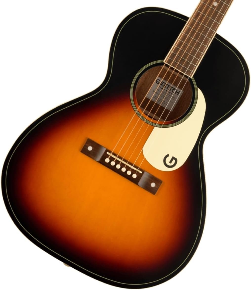 Gretsch Jim Dandy Concert 6-String Right-Handed Acoustic Guitar with X-Braced Body and Walnut Fingerboard (Rex Burst)
