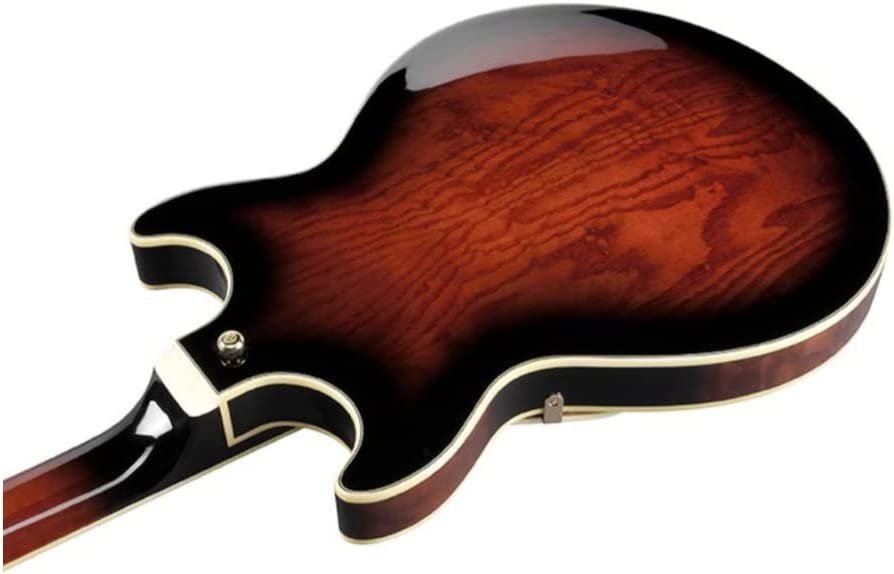 Ibanez AM Artstar 6 String Electric Guitar (Right Hand, Dark Brown Sunburst) with Hardshell Case