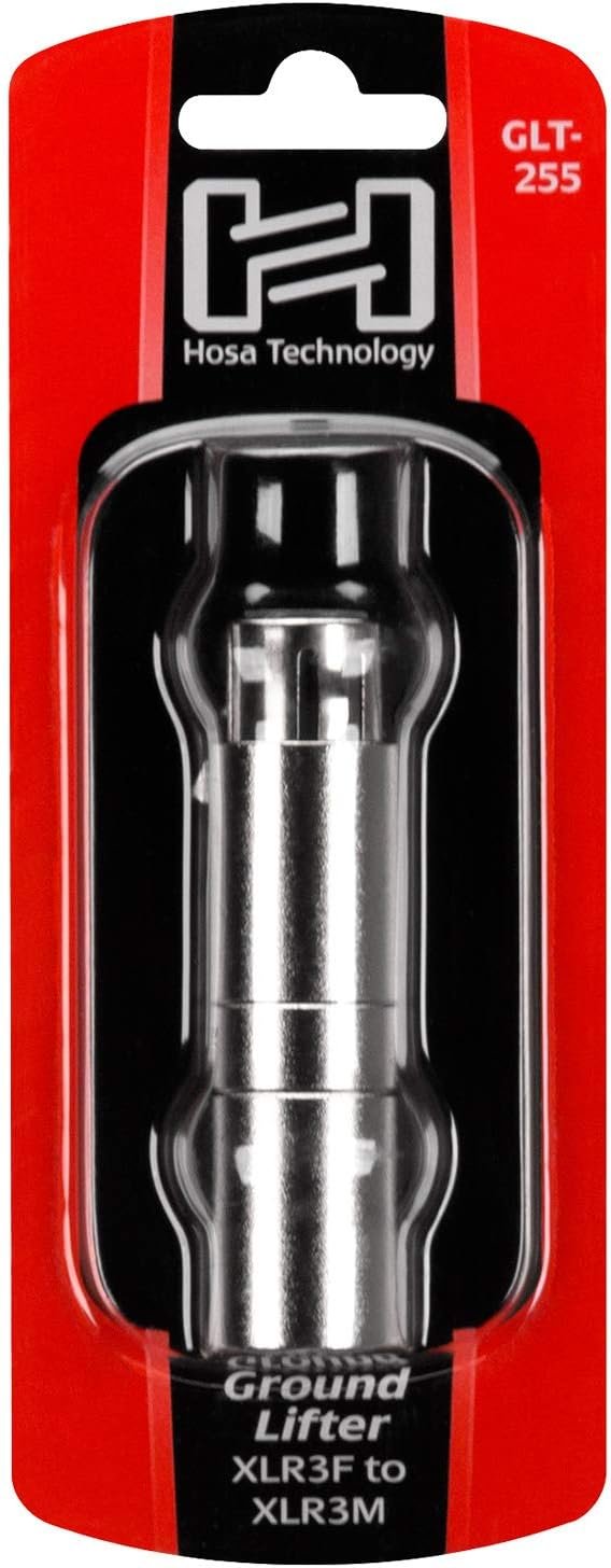 Hosa GLT-255 XLR Female to XLR Male Ground Lift Hum Stopper