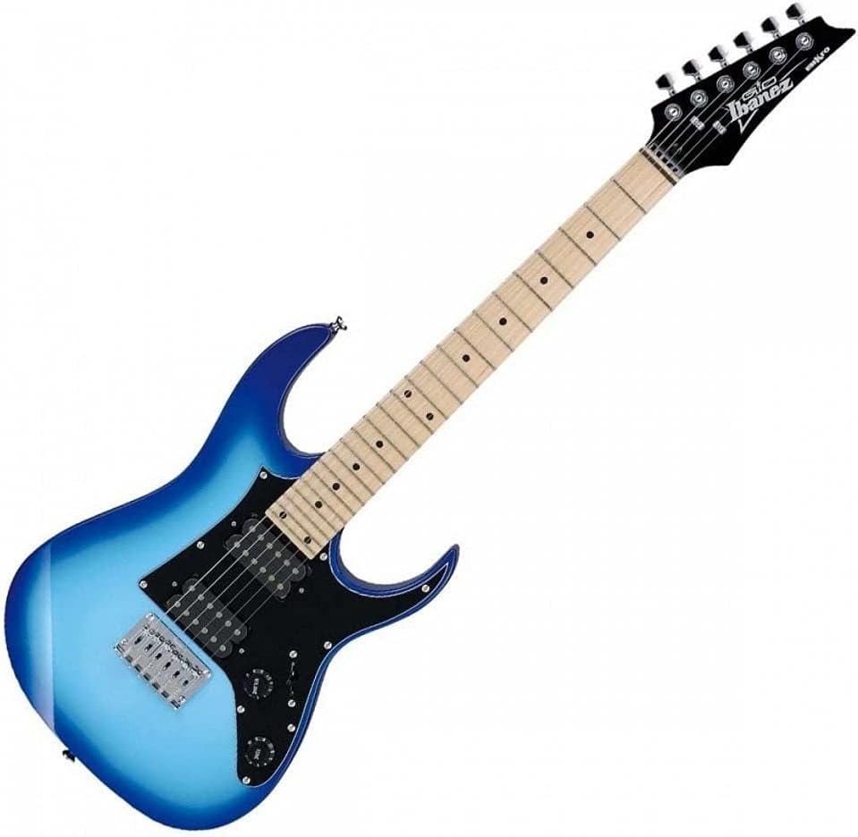 banez GRGM 6 String Solid-Body Electric Guitar, Right, Blue Burst (GRGM21MBLT)