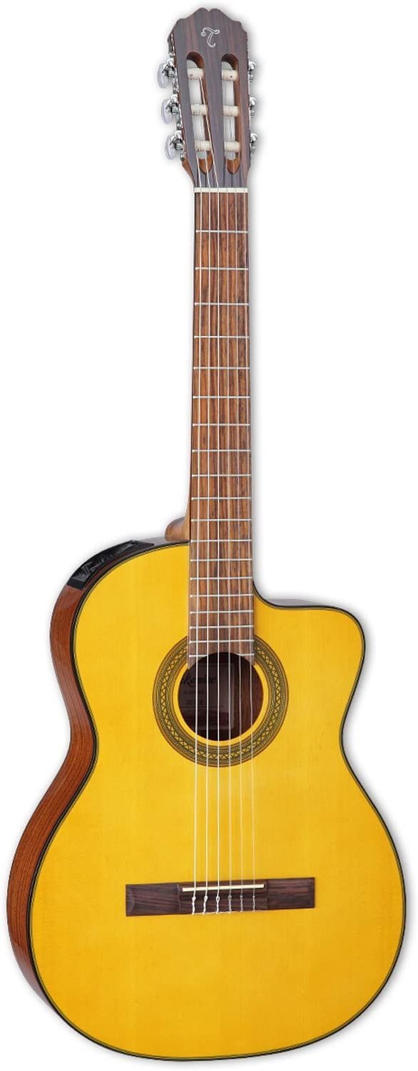 Takamine 6 String Solid-Body Electric Guitar, Right Handed, Natural (GC1CENAT)