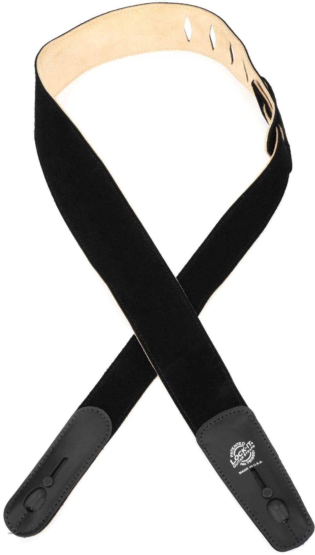 Lock-It Straps Deluxe Suede Strap - Brown