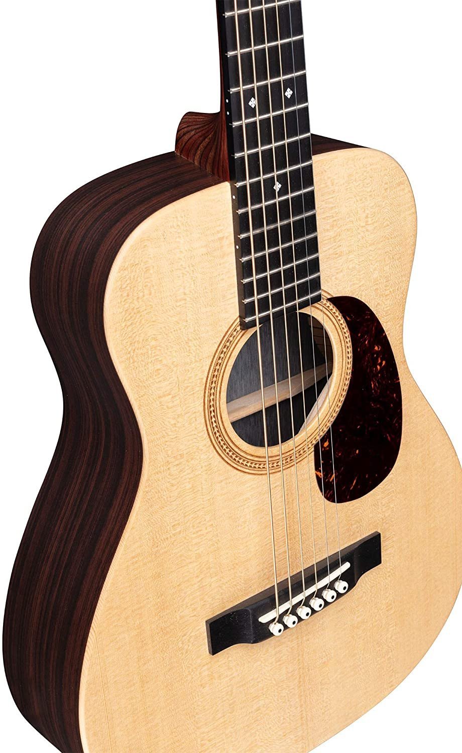 Little Martin LX1RE Acoustic-Electric Guitar with Gig Bag, Sitka Spruce and Rosewood Pattern HPL Construction, Modified 0-14 Fret, Modified Low Oval Neck Shape
