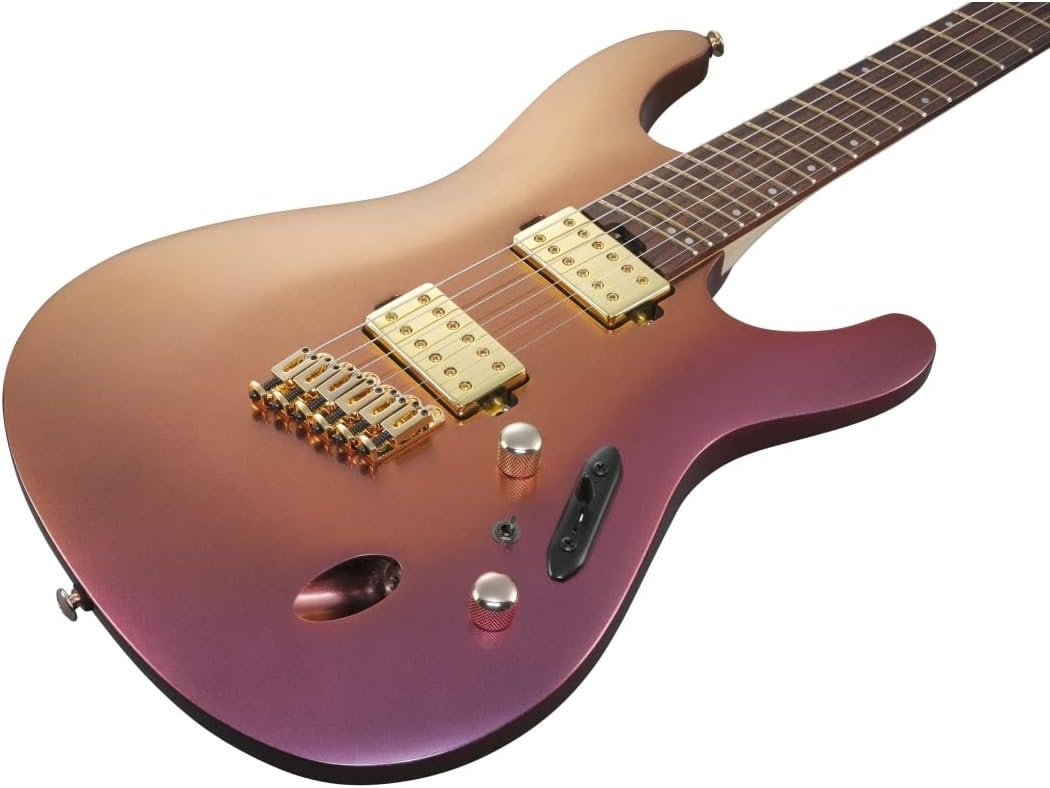 Ibanez Axe Design Lab SML721 Electric Guitar - Rose Gold Chameleon