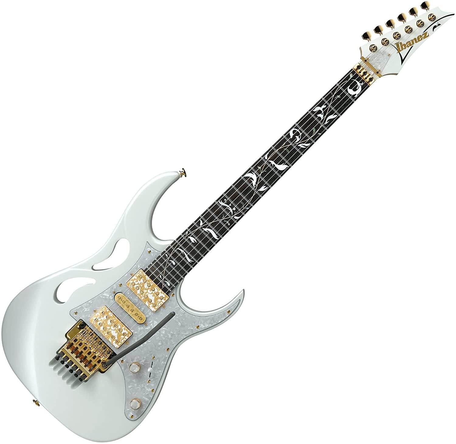 Ibanez PIA3761 Steve Vai Signature Stallion White w/Hardshell Case