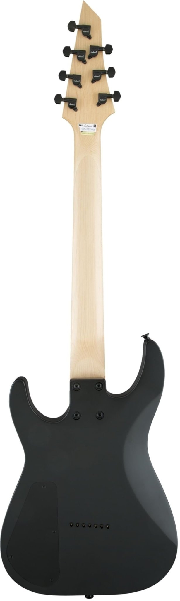 Jackson JS22-7 Dinky 7-string Electric Guitar - Satin Black