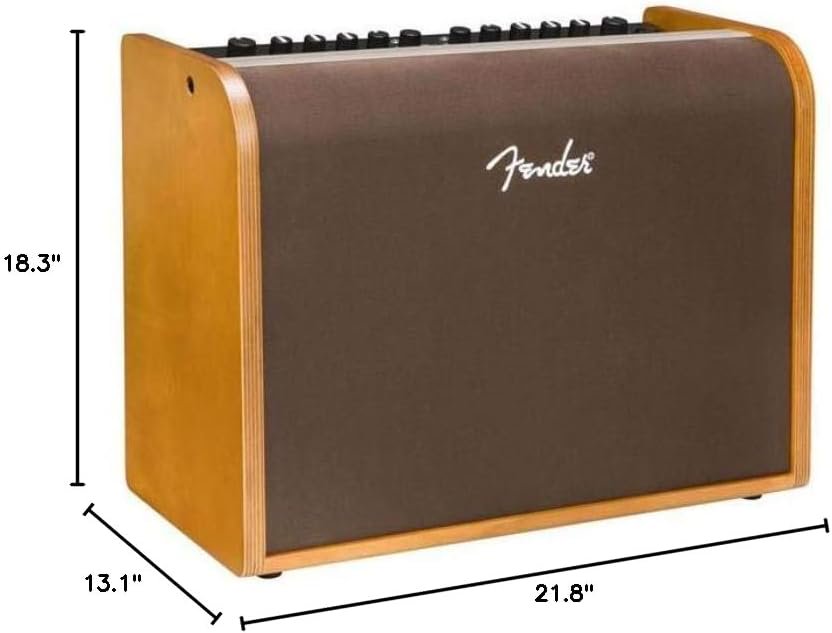 Fender 100W Acoustic Guitar Amp with Bluetooth Speaker, Natural Blonde