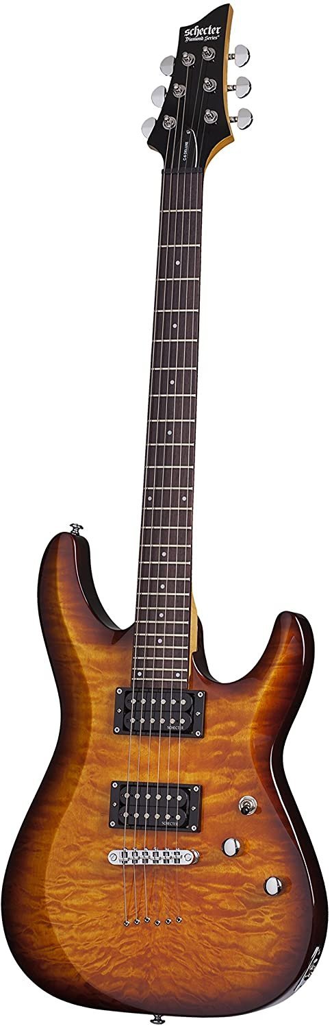 Schecter C-6 Plus VSB Solid-Body Electric Guitar, VSB