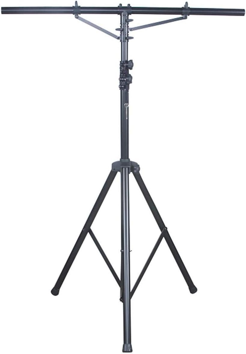 American DJ heavy duty aluminum stand, single t-bar, 12' maximum height 1.5 inch diameter