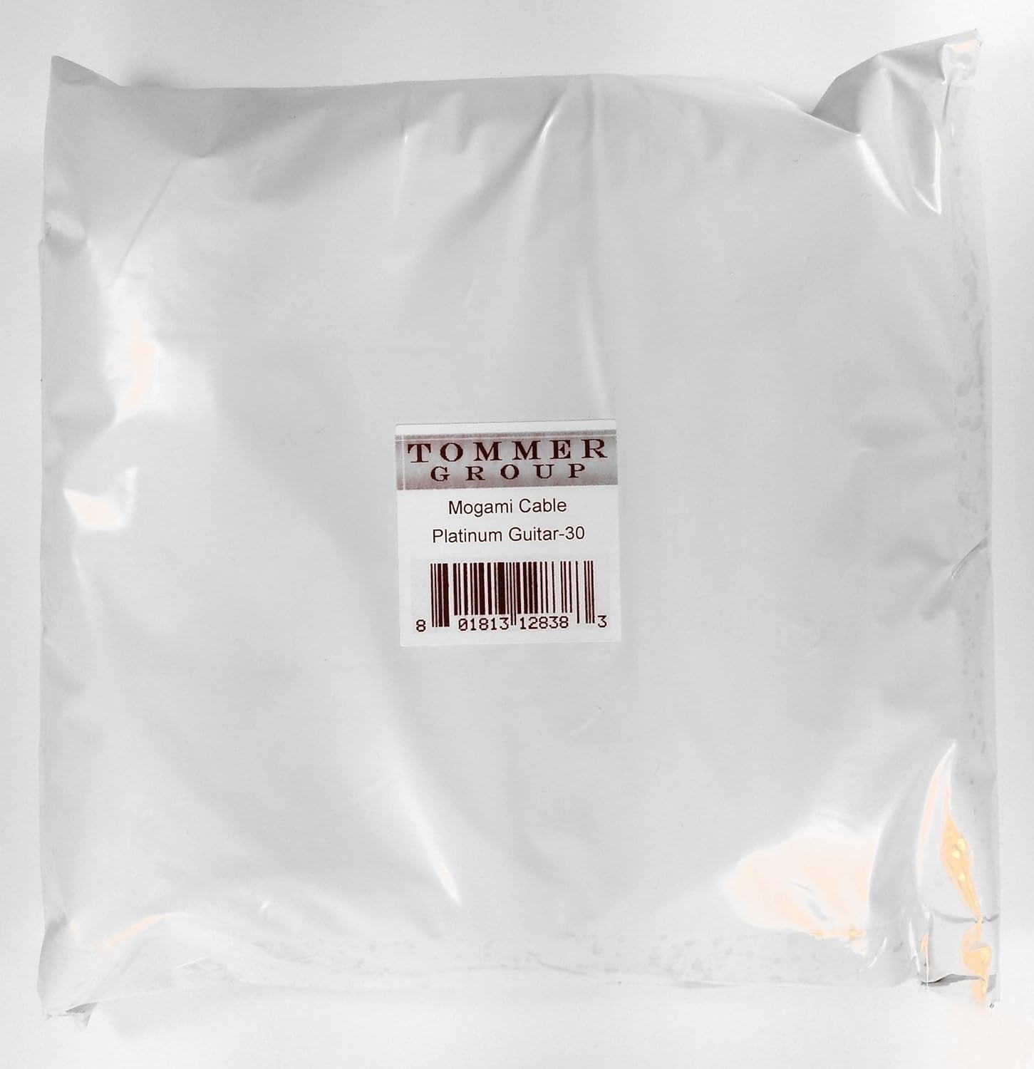 Mogami Platinum GUITAR-30 Instrument Cable, 1/4" TS Male Plugs, Gold Contacts, Straight Connectors with silentPLUG, 30 Foot.