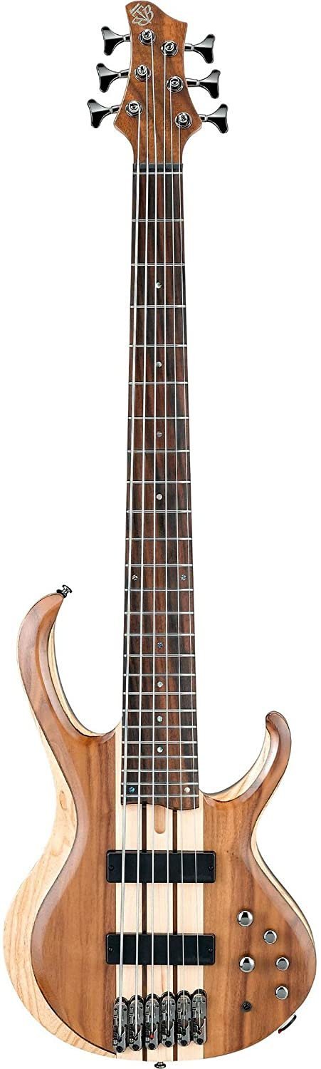 Ibanez BTB746 6-String Electric Bass Guitar Low Gloss Natural