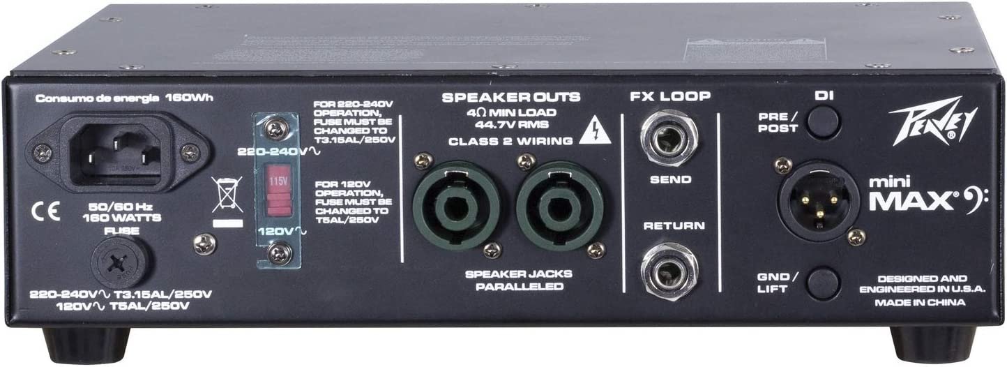 Peavey MiniMAX 600-Watt Mini Bass Amp Head