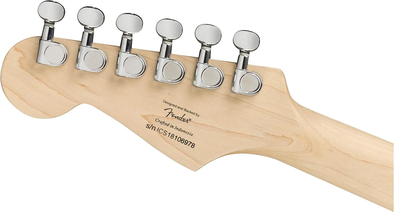 Squier Mini Stratocaster Electric Guitar, Black, Laurel Fingerboard