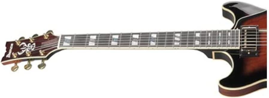 Ibanez AM Artstar 6 String Electric Guitar (Right Hand, Dark Brown Sunburst) with Hardshell Case