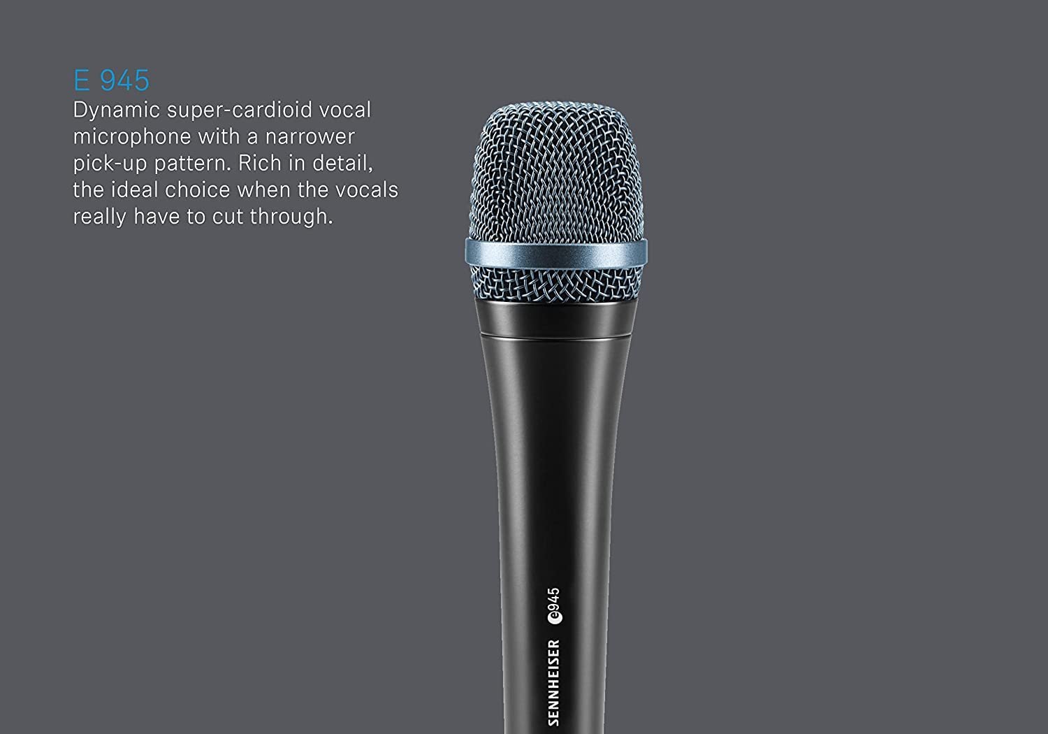 Sennheiser e945 Supercardioid Dynamic Handheld Mic