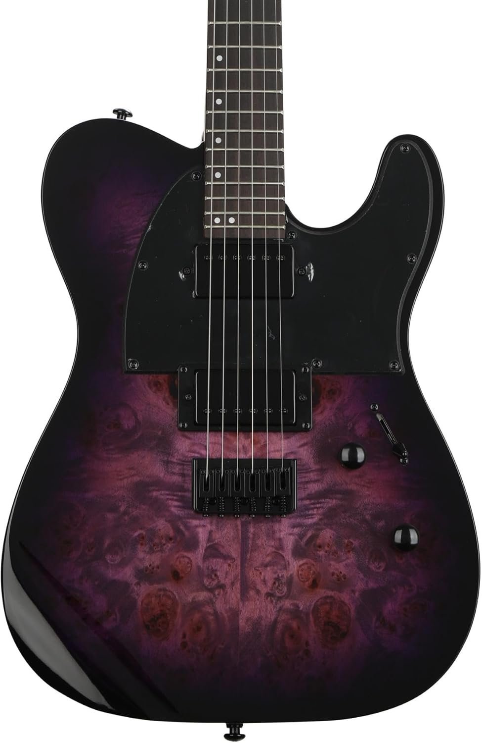 ESP LTD TE200DX Electric Guitar, Purple Burst