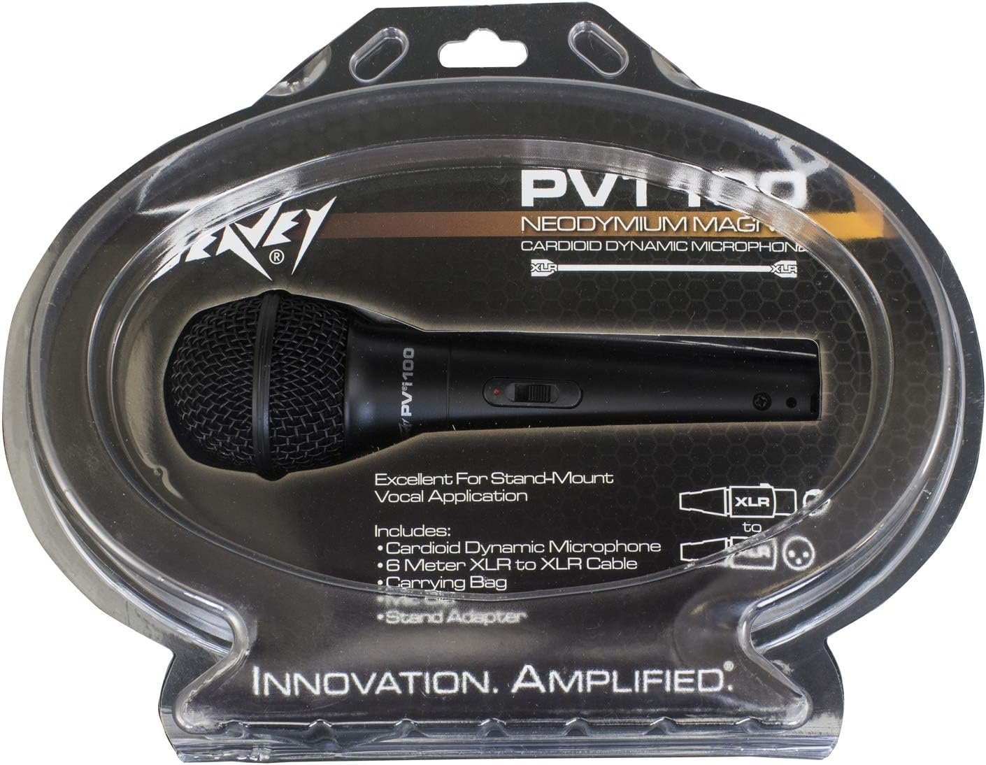 Peavey PVi 100 XLR Dynamic Cardioid Microphone with XLR Cable
