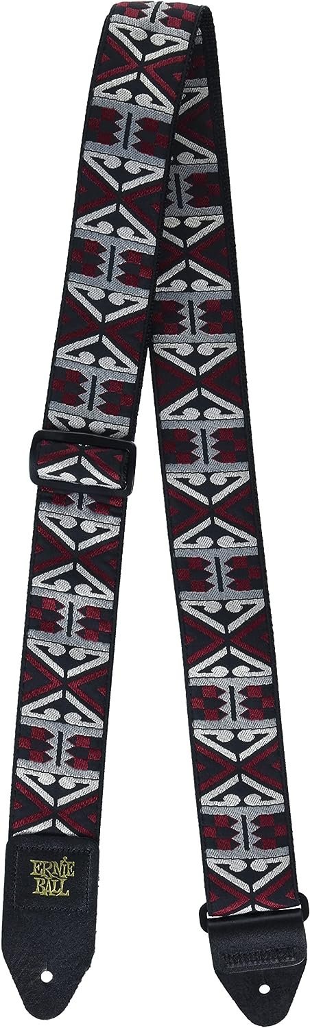 Ernie Ball Primal Red Jacquard Strap