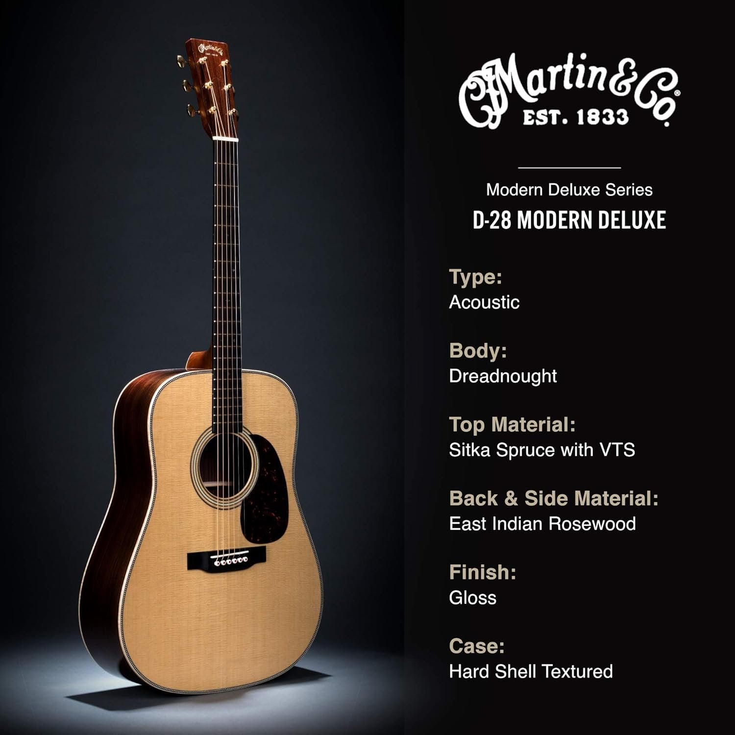 Martin D-28 Modern Deluxe Acoustic Guitar