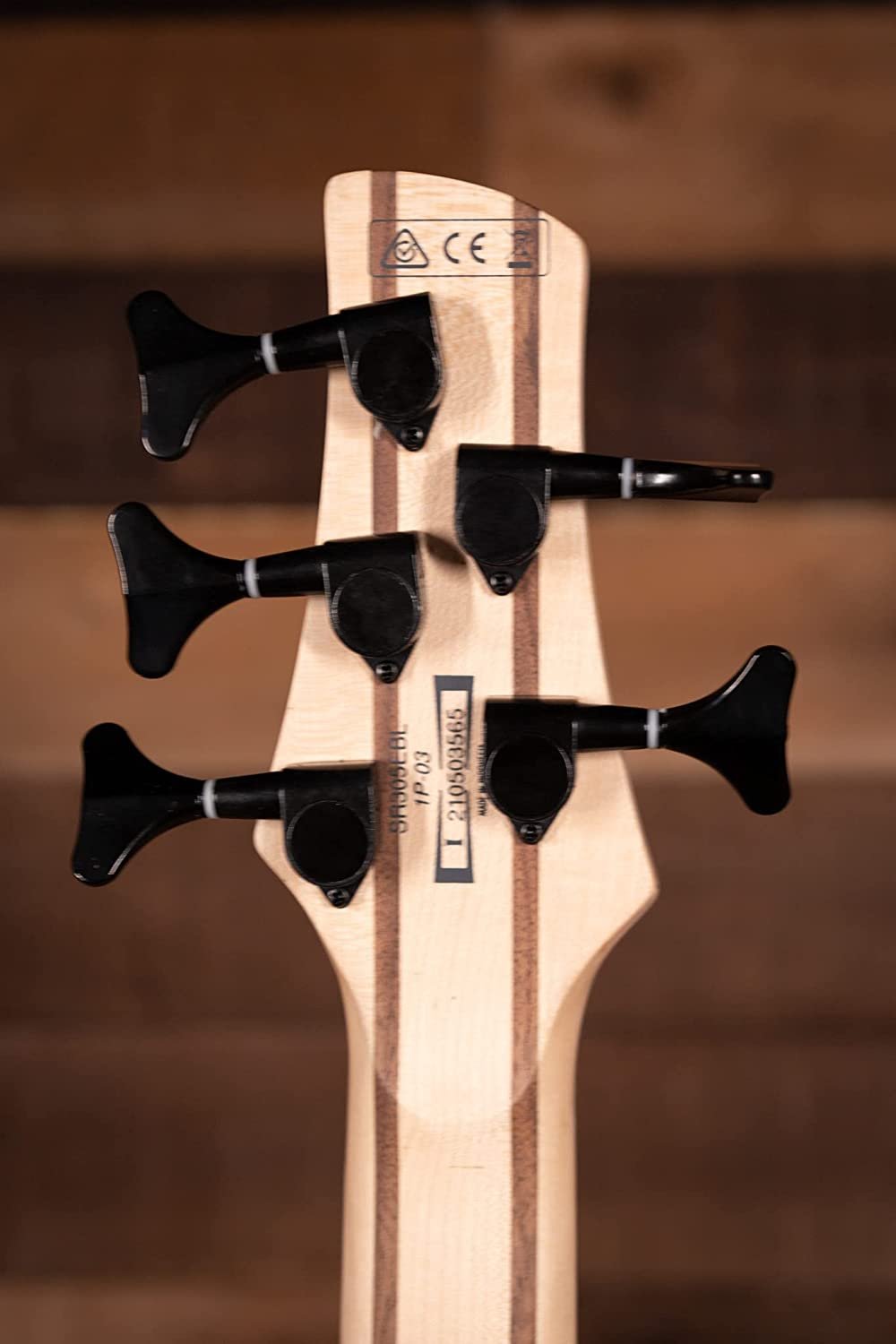 Ibanez Standard SR305EBL Left-handed Bass Guitar - Weathered Black