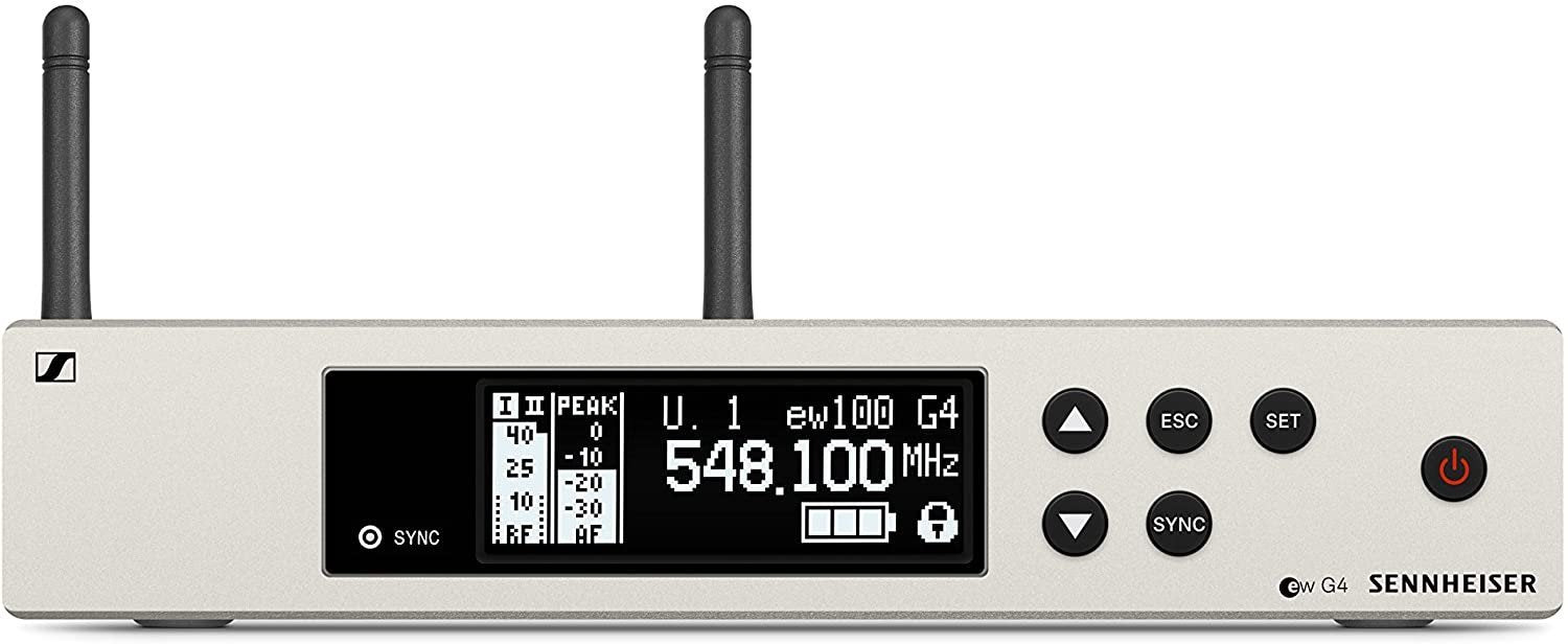 Sennheiser Pro Audio Sennheiser EW 100-ME2 Wireless Omni Lavalier Microphone System - A1 Band (470-516Mhz), 100 G4-ME2-A1