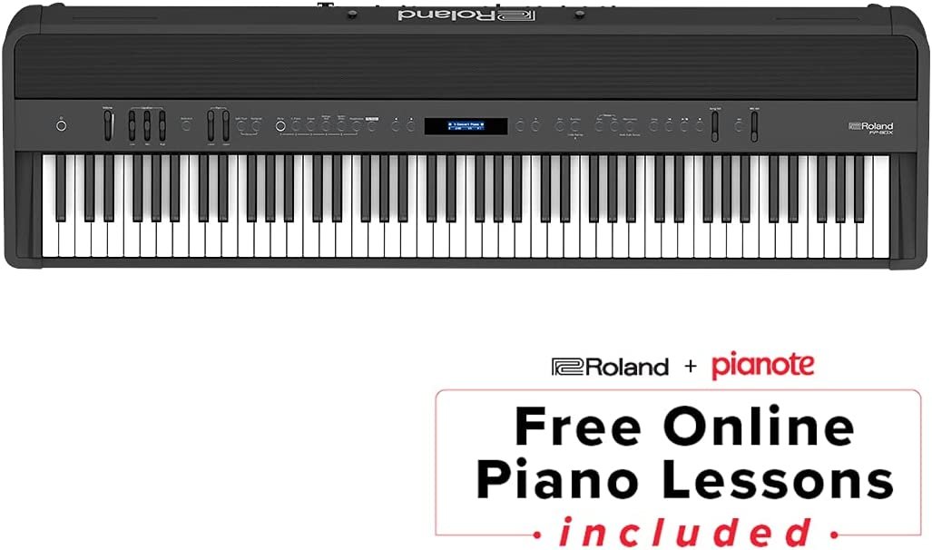 ROLAND FP-90X Portable Digital Piano with Premium Features and Built-in Powerful Amplifier and Stereo Speakers (FP-90X-BK)