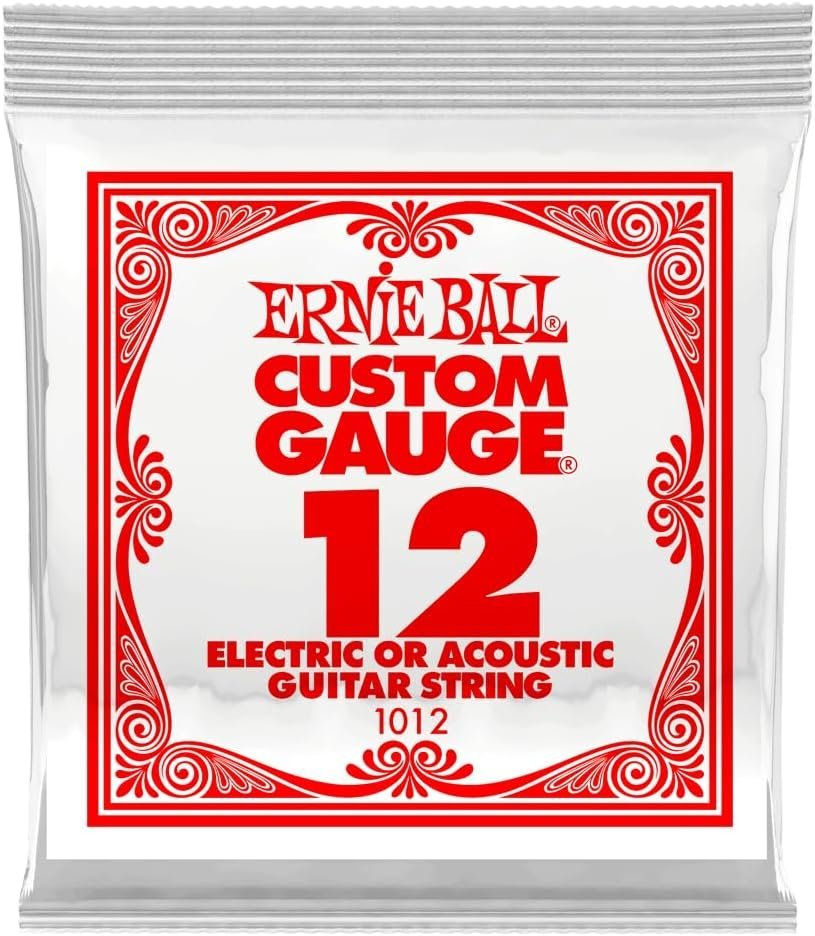 Ernie Ball .012 Plain Steel String - Single String