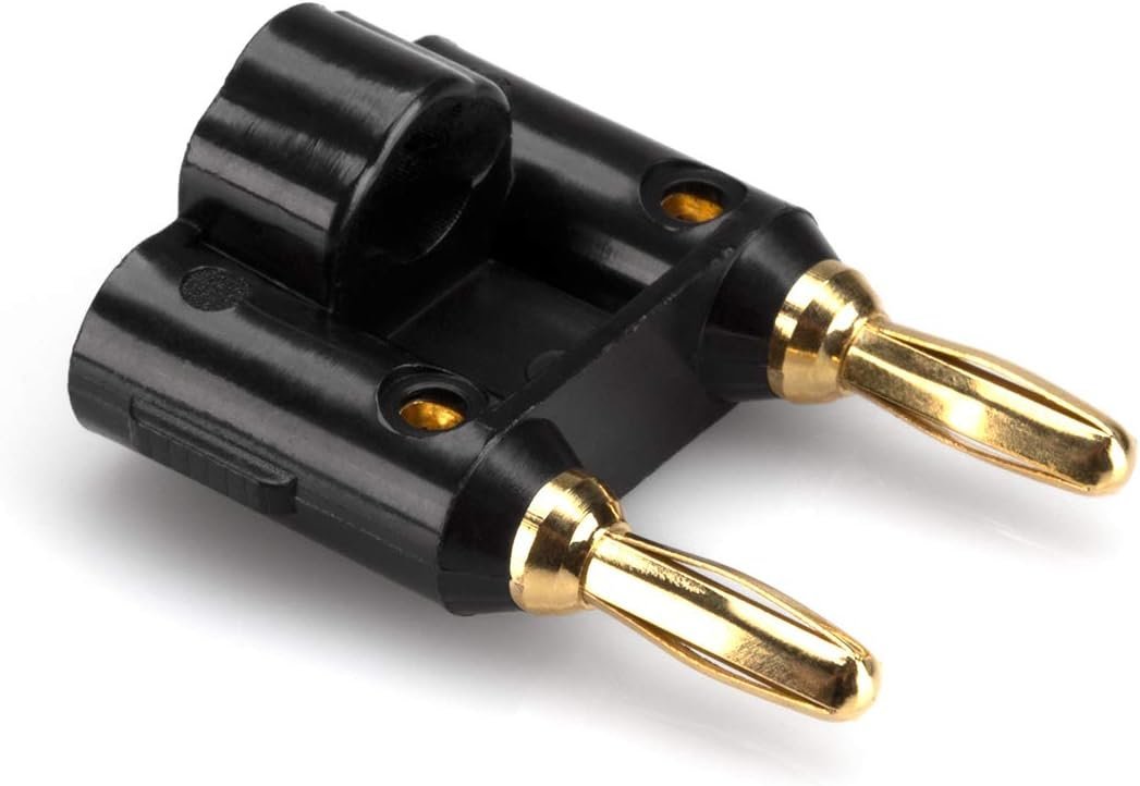 Hosa BNA-100 Dual Banana Connector, 2 Pieces
