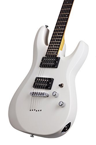 Schecter 432 C-6 Deluxe Solid-Body Electric Guitar, Satin White