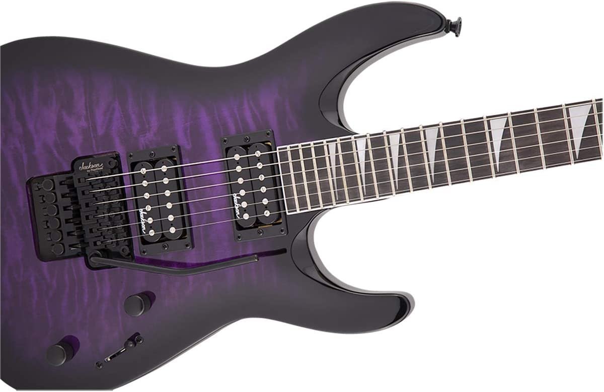 Jackson Dinky Arch Top JS32Q DKA - Transparent Purple Burst