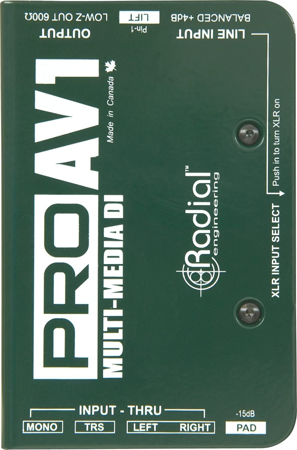 Radial Engineering Pro AV1 Direct Box