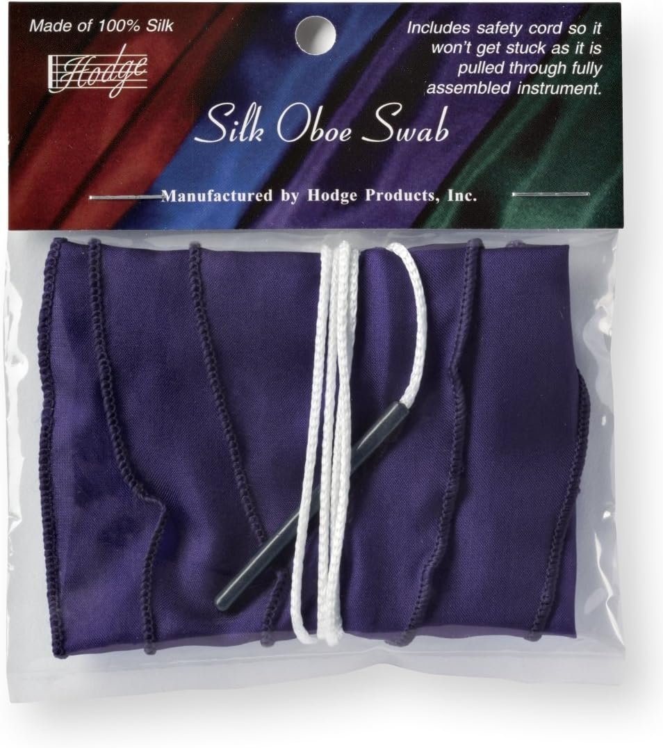 Hodge Silk Oboe Swab - Deep Purple