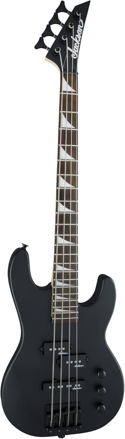 Jackson JS Series Concert Bass JS1X, Satin Black, Amaranth Fingerboard