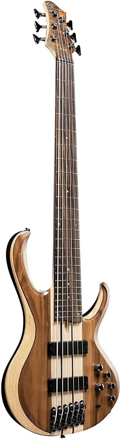 Ibanez BTB746 6-String Electric Bass Guitar Low Gloss Natural