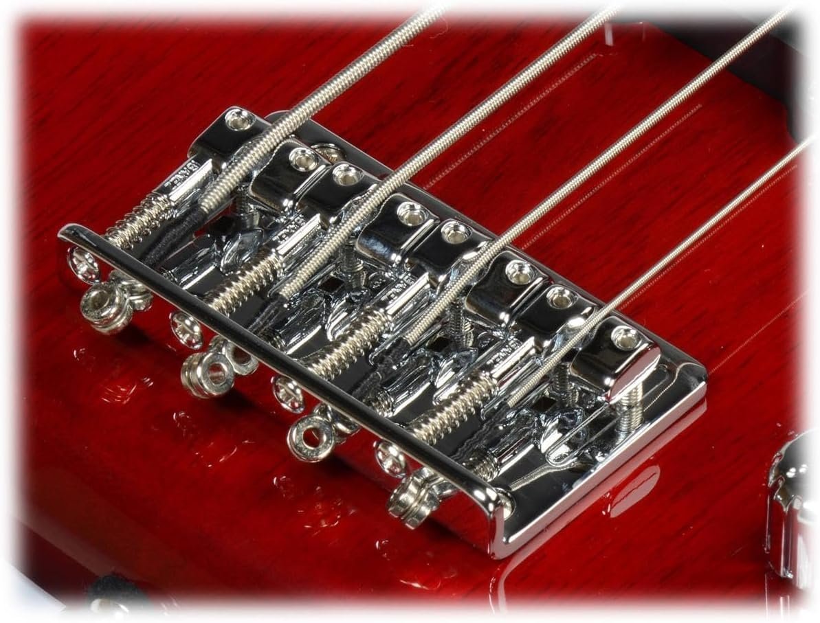 Ibanez GSR 4 String Bass Guitar, Right Handed, Transparent Red (GSR200TR)